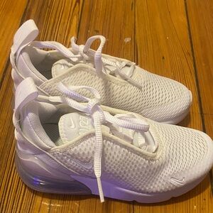 Nike Kids White Mesh Sneakers